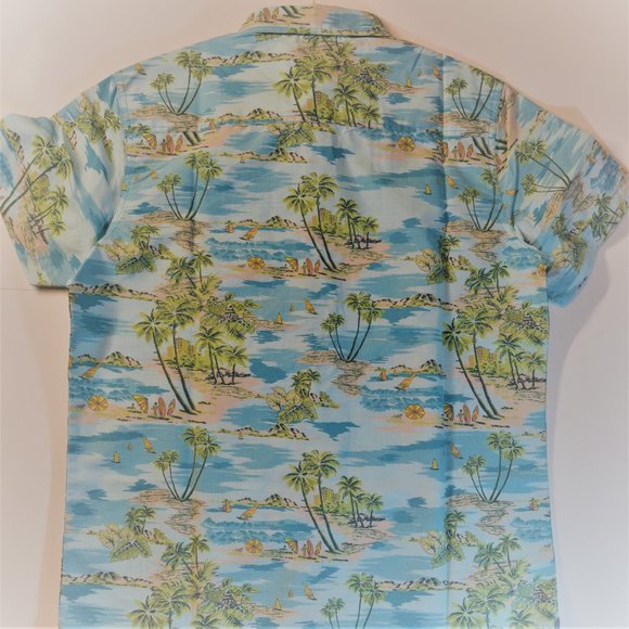 MEN'S Free Planet Size M Beach Theme Shirt - Picture 4 of 7